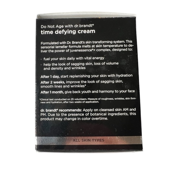 New in Box. Do Not Age dr. brandt Time Defying Cream 1.7 oz - Picture 5 of 6